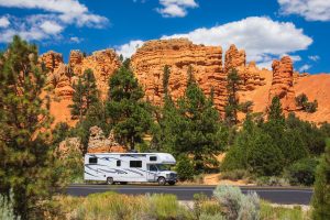 rving around zion national park