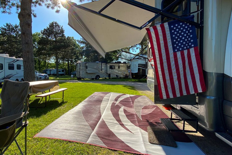 rv camping at newport folk festival