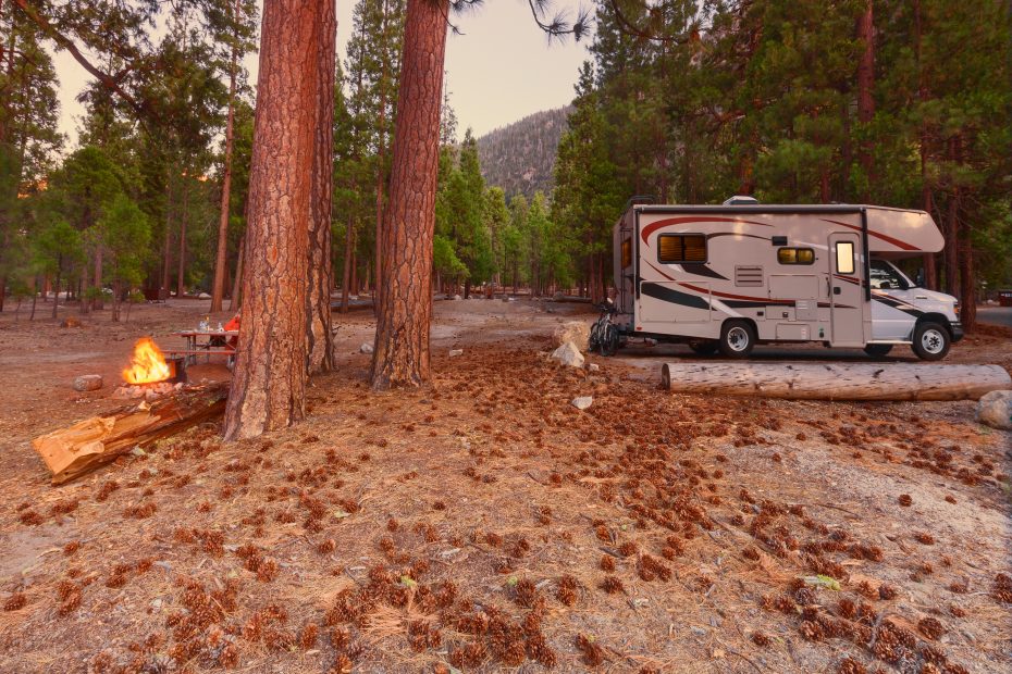 rv at Kings Canyon National Park