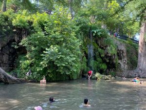 Krause Springs RV campgrounds and nature preserve in Texas compressed