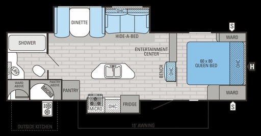 2015 Jayco White Hawk 28RBKS Travel Trailer for rent in Salt Lake City, UT