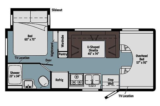 2022 Winnebago Minnie Winnie 22M Class C Motorhome for rent in Reno, NV