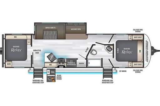 2021 Forest River Alpha Wolf - 29DQ-1 Travel Trailer for rent in Reno, NV