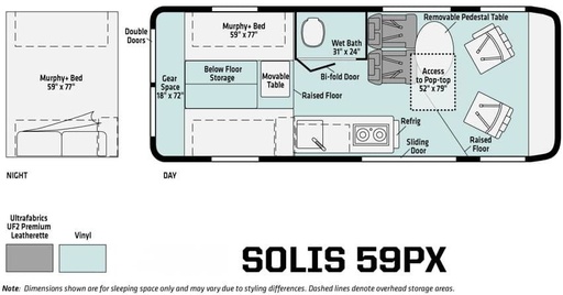 2022 Winnebago Solis 59PX CAMPER VAN Class B Motorhome for rent in Lawrenceville, GA