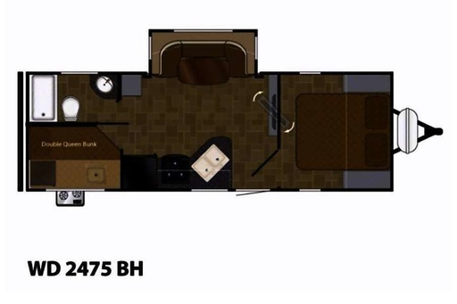 2018 Heartland Wilderness 2475BH Travel Trailer for rent in Bastrop, TX
