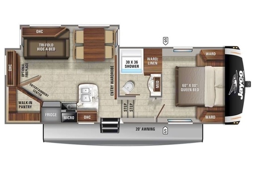 2022 Jayco Eagle 355 MBQS Fifth Wheel for rent in Seymour, IN