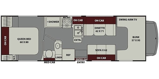 2019 Leprechaun MH 270QB Class C Motorhome for rent in Fountain Valley, CA
