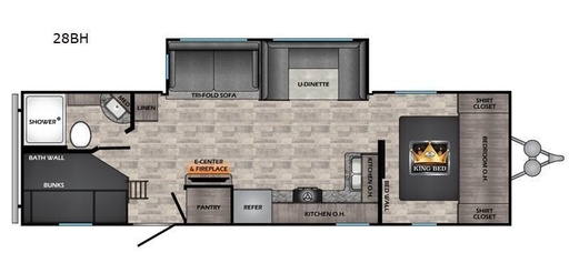 2021 COROSS ROADS VOLANTE 28BH Travel Trailer for rent in Bay St. Louis, MS