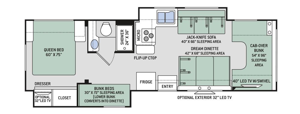 Photo 0 - 2020 Fourwinds Class C Motorhome rental photo 3