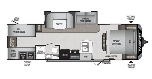 2020 Keystone 282QB Travel Trailer for rent in Eureka, MO
