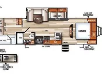 2020 Forest River 287QBS Travel Trailer for rent in Hot Springs, AR