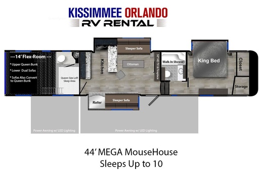 2020 Weekend Warrior MEGA MouseHouse Fifth Wheel for rent in Orlando, FL