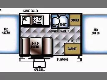 2017 Rockwood 2017 rockwood 1940LTD tent pop up trailer Travel Trailer for rent in Queen Creek, AZ