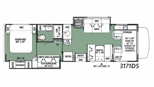 2017 Coachmen Forester Class C Motorhome for rent in Colorado Springs, CO