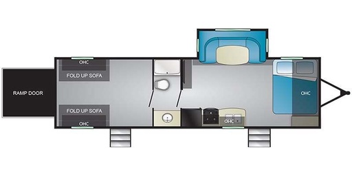 2020 Pioneer Toyhauler RG28 Travel Trailer for rent in San Antonio, TX