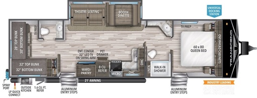 2021 Grand Design Transcend 321BH Travel Trailer for rent in San Antonio, TX