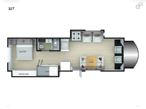 2022 Nexus Triump 32T Class C Motorhome for rent in Seymour, IN