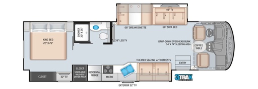 2021 Thor Motor Coach Windsport 34R Class A Motorhome for rent in San Antonio, TX