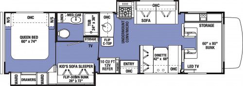 2020 Forest River SUNSEEKER 3250DSLE Class C Motorhome for rent in Zionsville, IN