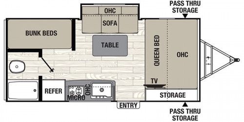 2020 Coachmen FREEDOM EXPRESS 20BHS Travel Trailer for rent in Zionsville, IN