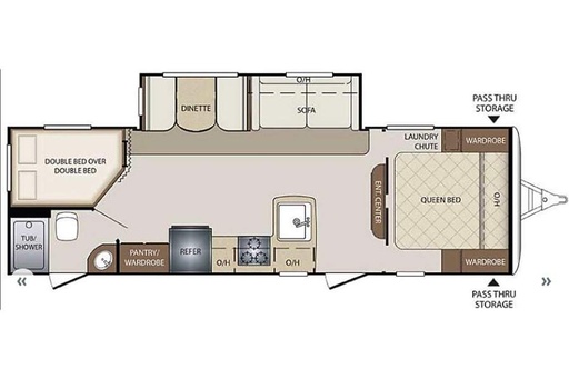 2016 Keystone Bullet 274 BHS Travel Trailer for rent in Nashville, TN