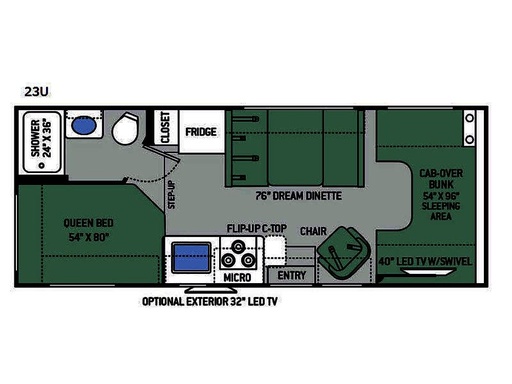 2019 Thor Motor Coach Chateau 23U Class C Motorhome for rent in Gaithersburg, MD