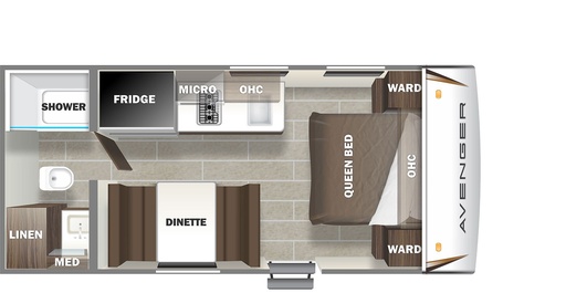 2022 Prime Time Avenger 16FQ Travel Trailer for rent in Memphis, TN