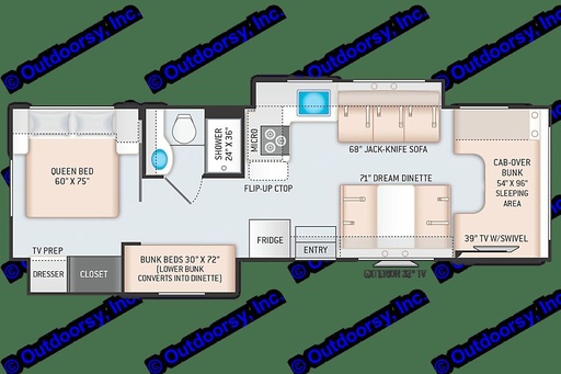 2021 Thor Motor Coach Luxury Freedom Elite Class C Motorhome for rent in Oceanside, CA