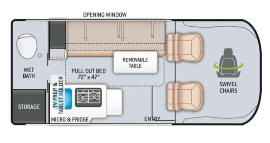 Photo 20 - 2022 Thor Class B Motorhome rental photo 22