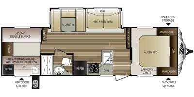 2015 Keystone Rv Cougar Travel Trailer for rent in Hesperia, MI