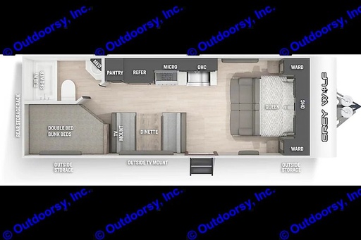 2022 Forest River Grey Wolf 22MKSE Travel Trailer for rent in Northwood, NH