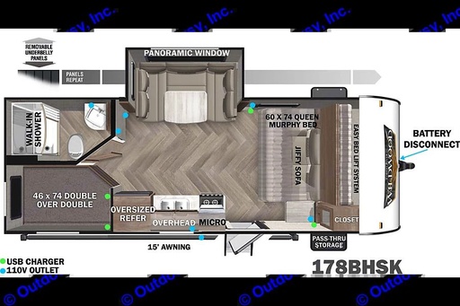 2021 Forest River Wildwood FSX Travel Trailer for rent in Northwood, NH