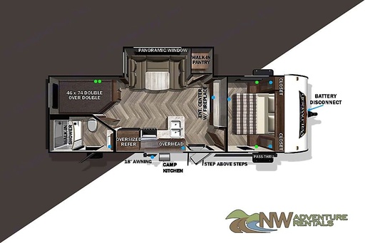 2021 Forest River WILDWOOD X-LITE 240BH Travel Trailer for rent in Lynnwood, WA