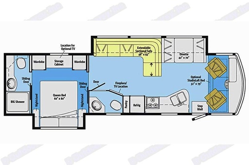 2017 Itasca Sunstar Class A Motorhome for rent in Spokane Valley, WA