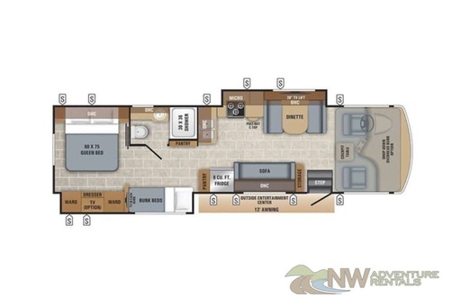 2019 Jayco ALANTE 31R Class A Motorhome for rent in Vancouver, WA
