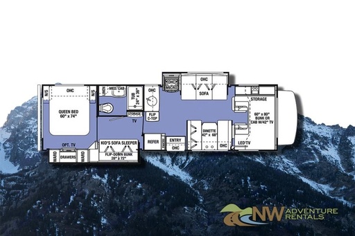 2022 Forest River Sunseeker LE 3250DSLE Class C Motorhome for rent in Vancouver, WA