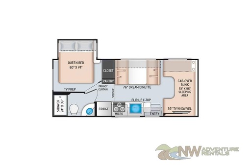 2021 Thor FREEDOM ELITE 22FE Class C Motorhome for rent in Vancouver, WA