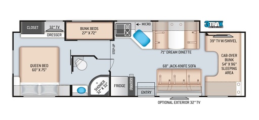 2019 Grand Design Chateau 31E Class C Motorhome for rent in San Antonio, TX
