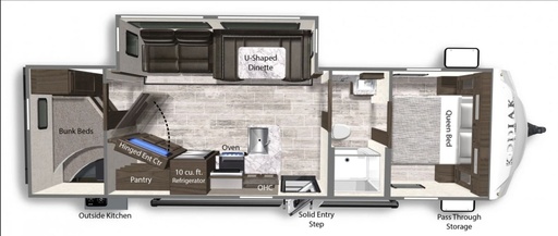 2020 Dutchmen Kodiak Ultra-Lite 296BHSL Travel Trailer for rent in Lexington, OK