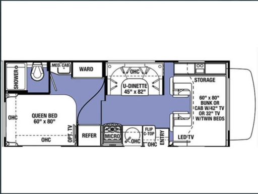 2018 Forest River Sunseeker 2300 Class C Motorhome for rent in Blairstown, NJ