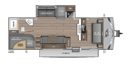 2025 Jayco Jayflight SLX 265 BHS Travel Trailer for rent in Columbiana, AL