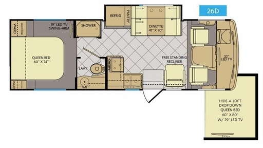 2015 Fleetwood Flair Class A Motorhome for rent in Colorado Springs, CO