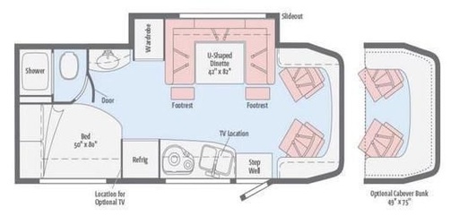 2016 Itasca NAVION 24J Class C Motorhome for rent in El Cajon, CA