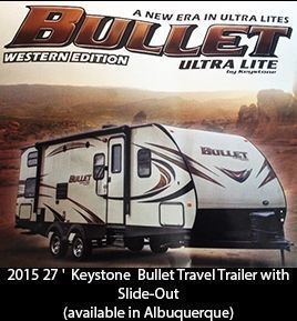 2015 Keystone Bullet Travel Trailer for rent in Sandia Park, NM