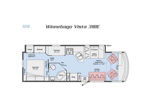 2017 Winnebago Vista 31BE Class A Motorhome for rent in El Cajon, CA
