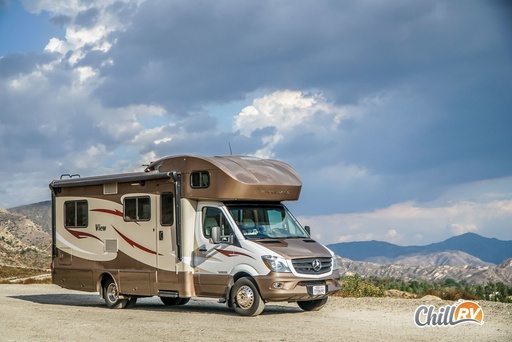 2018 Winnebago Model V (dark blue) Class C Motorhome for rent in Los Angeles, CA