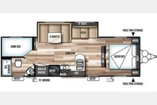 2017 Forest River Wildwood Xlite Travel Trailer for rent in Vacaville, CA