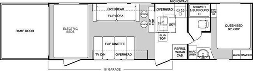 2007 Keystone Rv Raptor 3018TT Toy Hauler for rent in Loxahatchee, FL