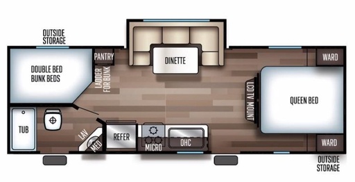 2020 Forest River Grey Wolf Travel Trailer for rent in Clovis, CA