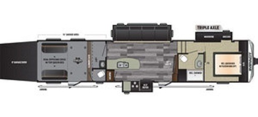 2016 Forest River Forest River Impact 42' Fifth Wheel for rent in Beaumont, CA
